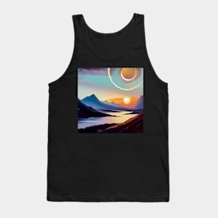 Sci fi Landscape Tank Top